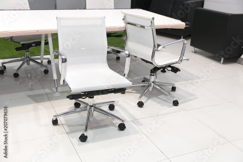 office chair in meeting room 