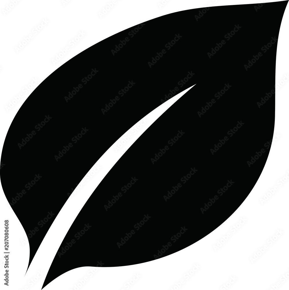 leaf silhouette icon leaf silhouette icon