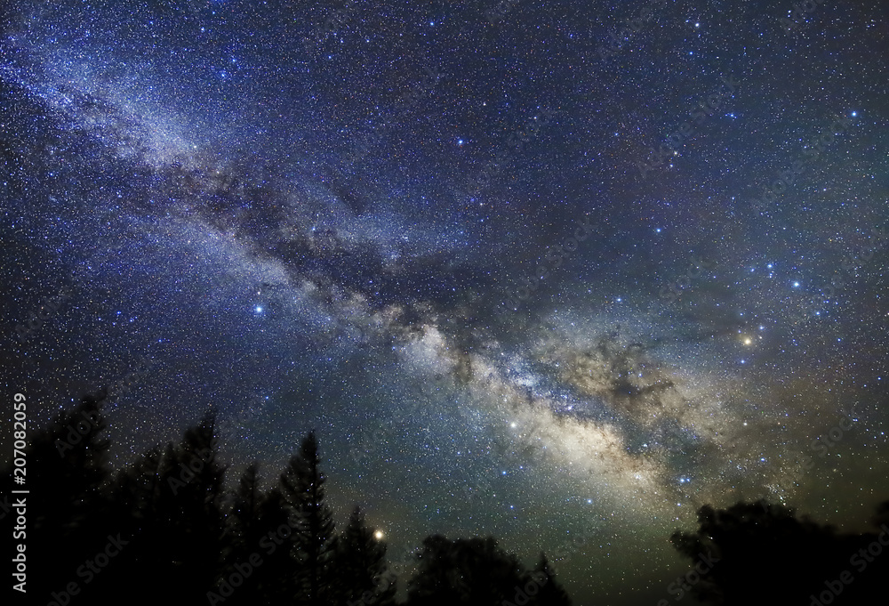 Naklejka premium 天の川