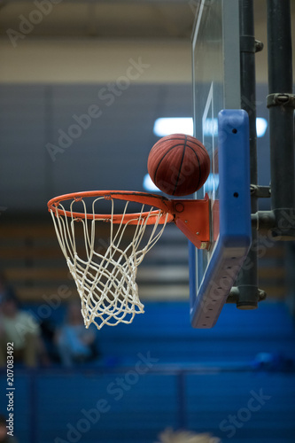 Missed Basketball shot at the net and backboard © Patrick