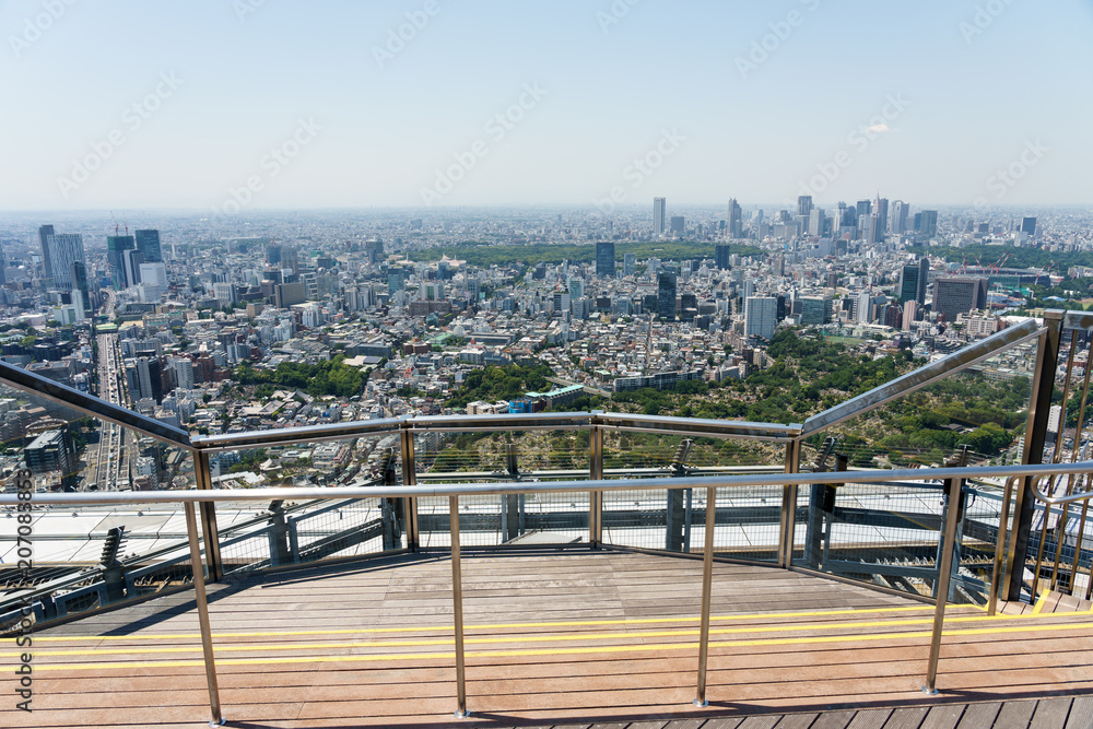 Naklejka premium スカイデッキ 風景