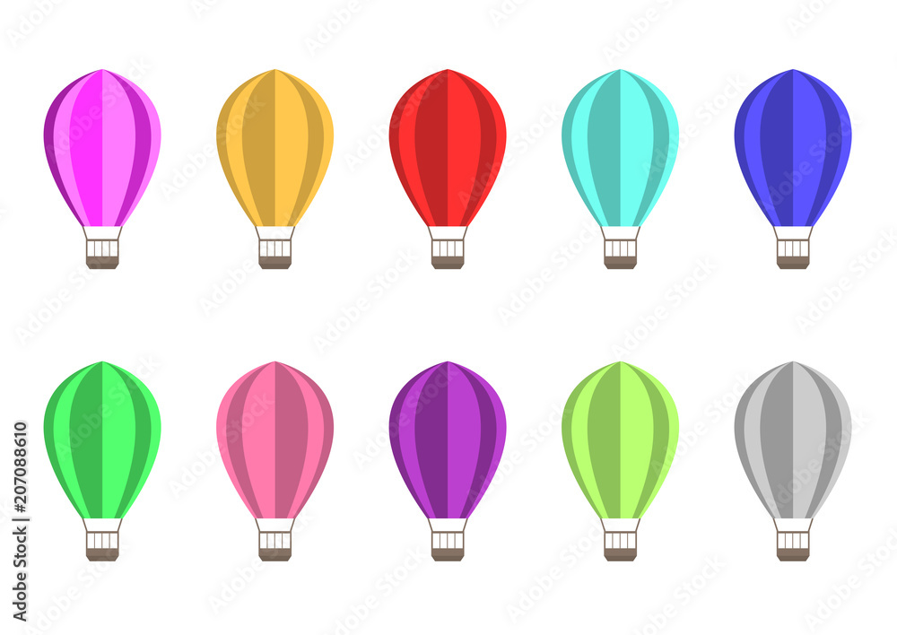 Air balloons illustration Air balloons illustration