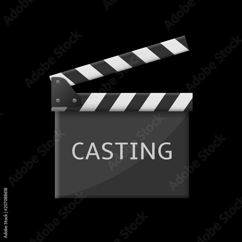 Casting clapper board