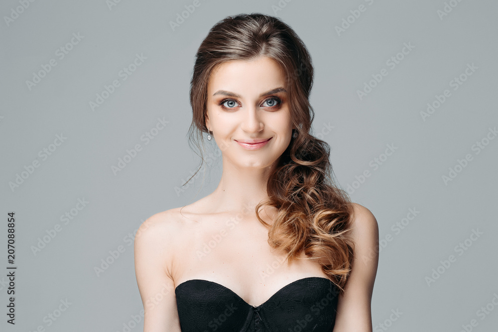 Attractive young woman with nice smile Attractive young woman with nice smile