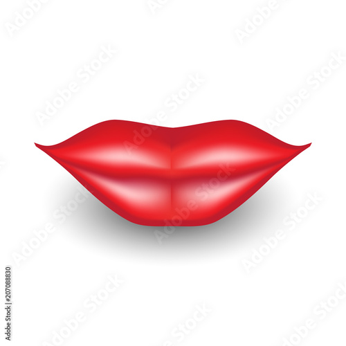 3d Vector Lips Icon