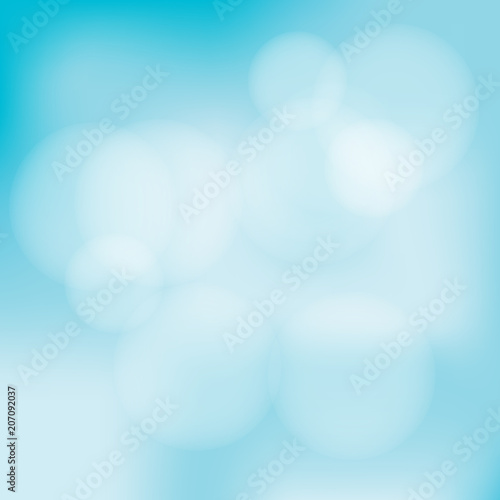 Sea green background with bokeh