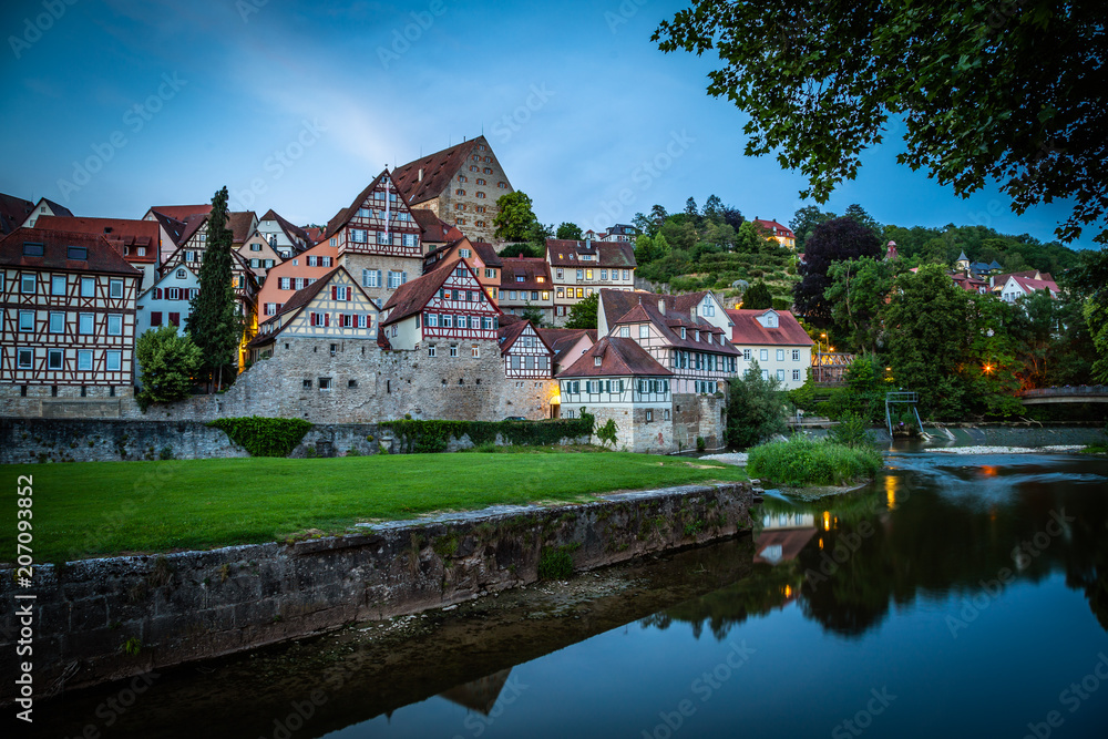 Altstadt von Schwäbisch Hall in Schwaben Hohenlohe Altstadt von Schwäbisch Hall in Schwaben Hohenlohe