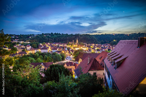 Altstadt von Schwäbisch Hall in Schwaben Hohenlohe