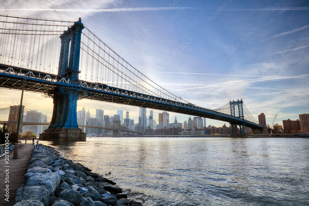 Obraz premium Manhattan Bridge, Nowy Jork