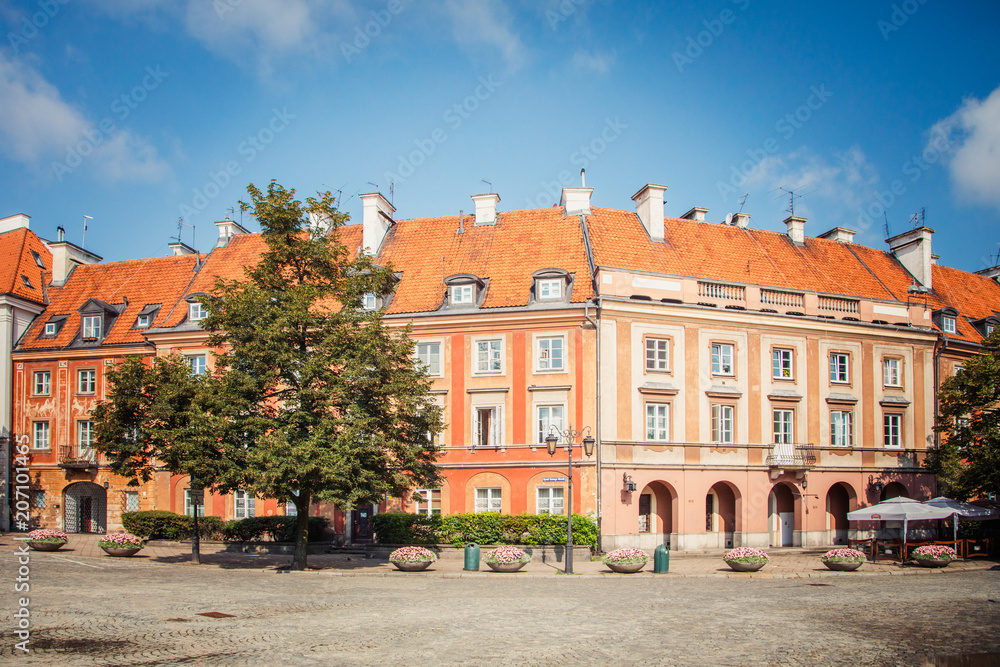 Warsaw old town street, Poland