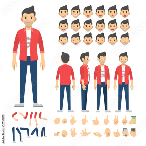 Set character people vector illustration
