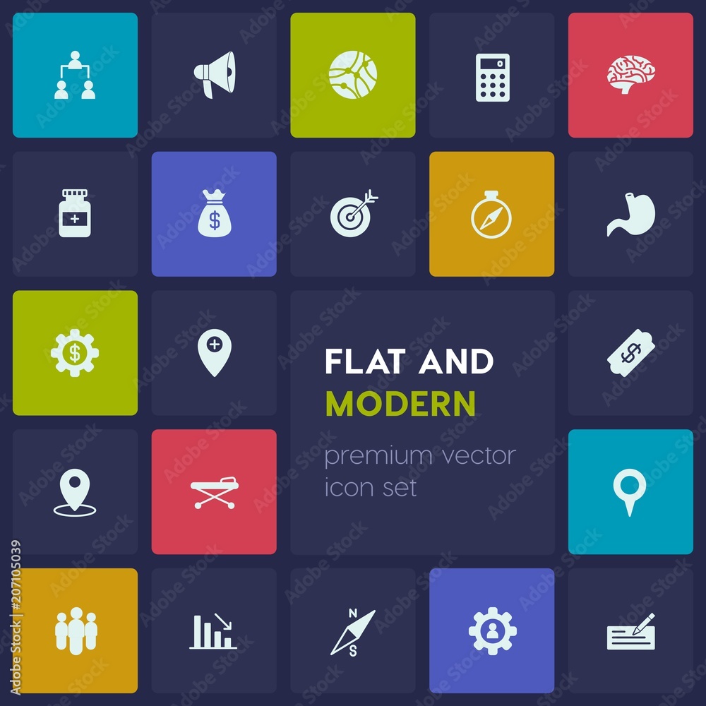 Modern Simple Set of business, health, location Vector fill Icons. Contains such Icons as calculator, chart, pen, business, hospital, pin and more on dark background. Fully Editable. Pixel Perfect Modern Simple Set of business, health, location Vector fill Icons. Contains such Icons as calculator, chart, pen, business, hospital, pin and more on dark background. Fully Editable. Pixel Perfect