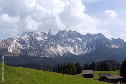 Wolken über dem Latemar