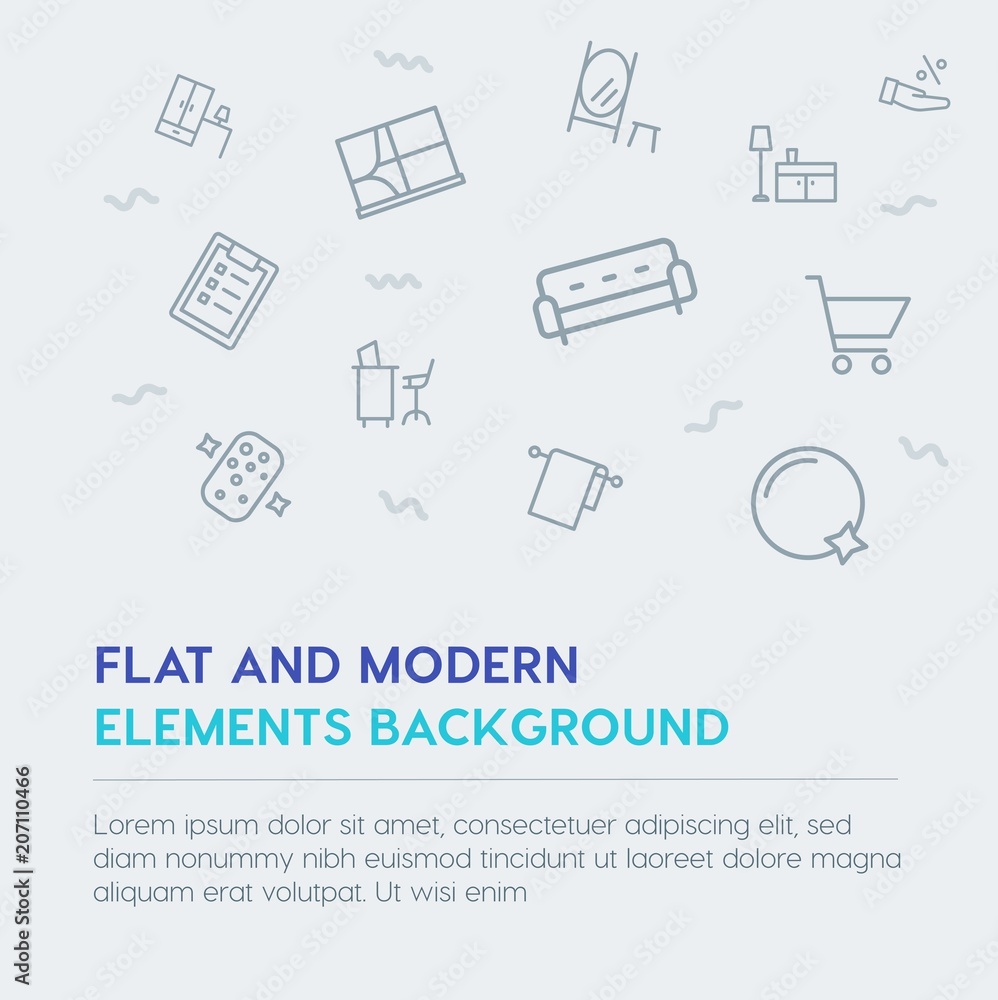 shopping, furniture, housekeeping outline vector icons and elements background concept on grey background.Multipurpose use on websites, presentations, brochures and more shopping, furniture, housekeeping outline vector icons and elements background concept on grey background.Multipurpose use on websites, presentations, brochures and more