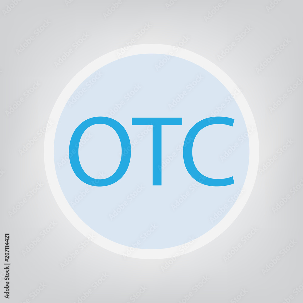OTC (Over The Counter) concept- vector illustration OTC (Over The Counter) concept- vector illustration