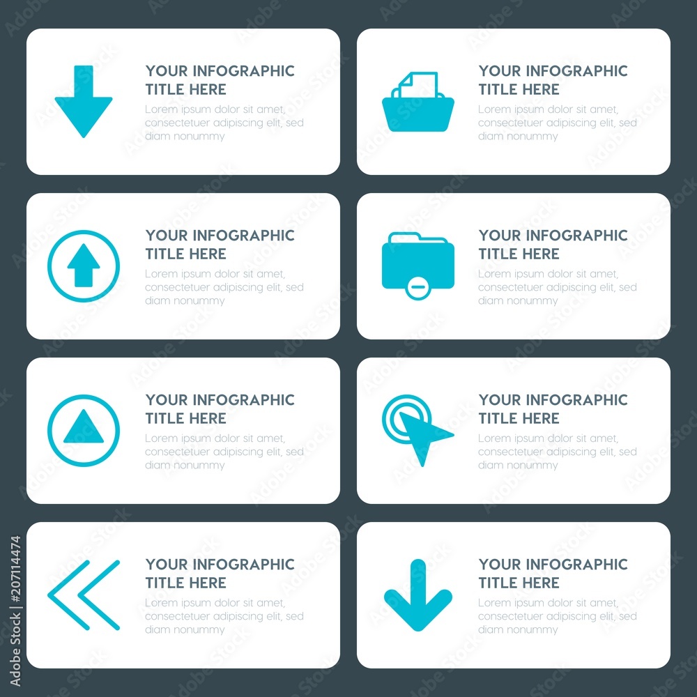 Flat cloud and networking, arrows, folder, cursors infographic timeline template for presentations, advertising, annual reports Flat cloud and networking, arrows, folder, cursors infographic timeline template for presentations, advertising, annual reports