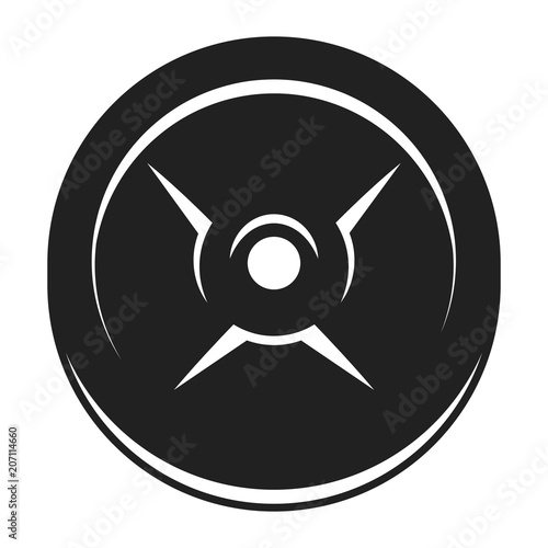 Vintage black weight template