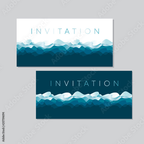 Concept blue sea water wave...