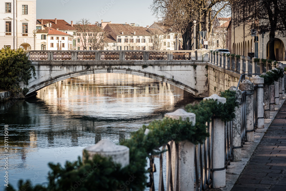 City bridge in Treviso