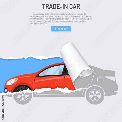 Rent Trade-In Buying Car Banner