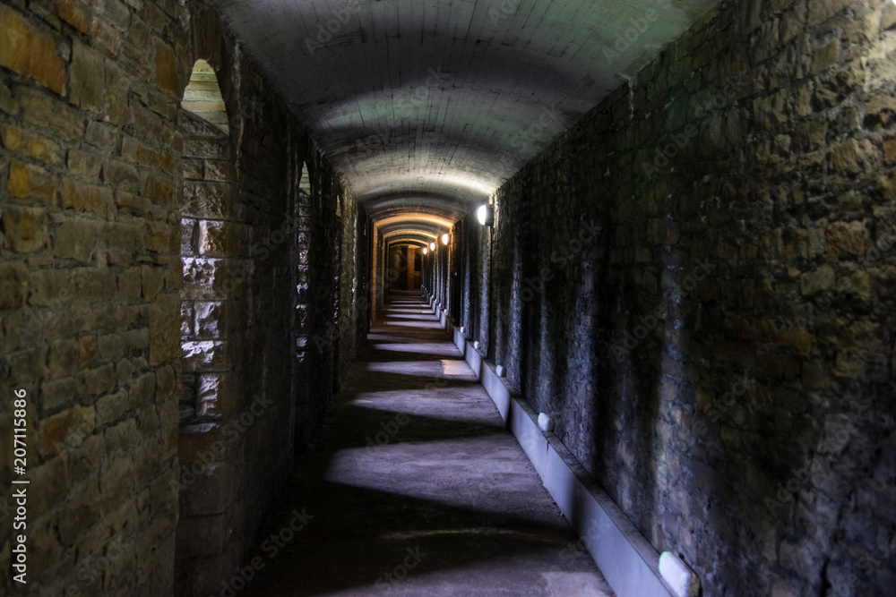 A long, dark tunnel 