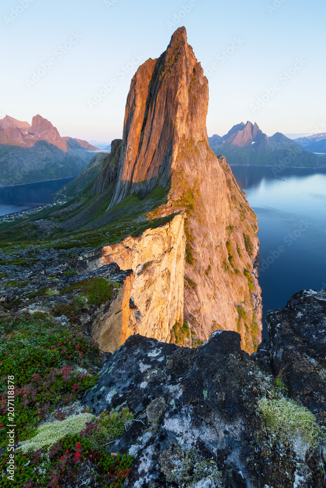 Segla Peak on Senja in Troms, Norway