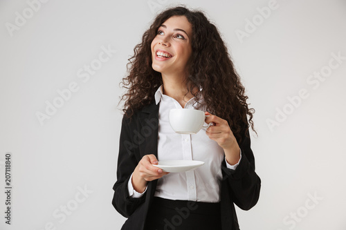 Portrait of a smiling young businesswoman