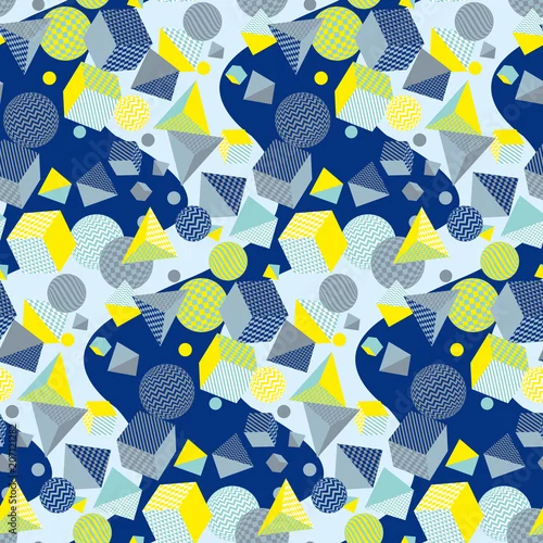 Tapety Skomplikowany i chaotyczny geometryczny wzór.