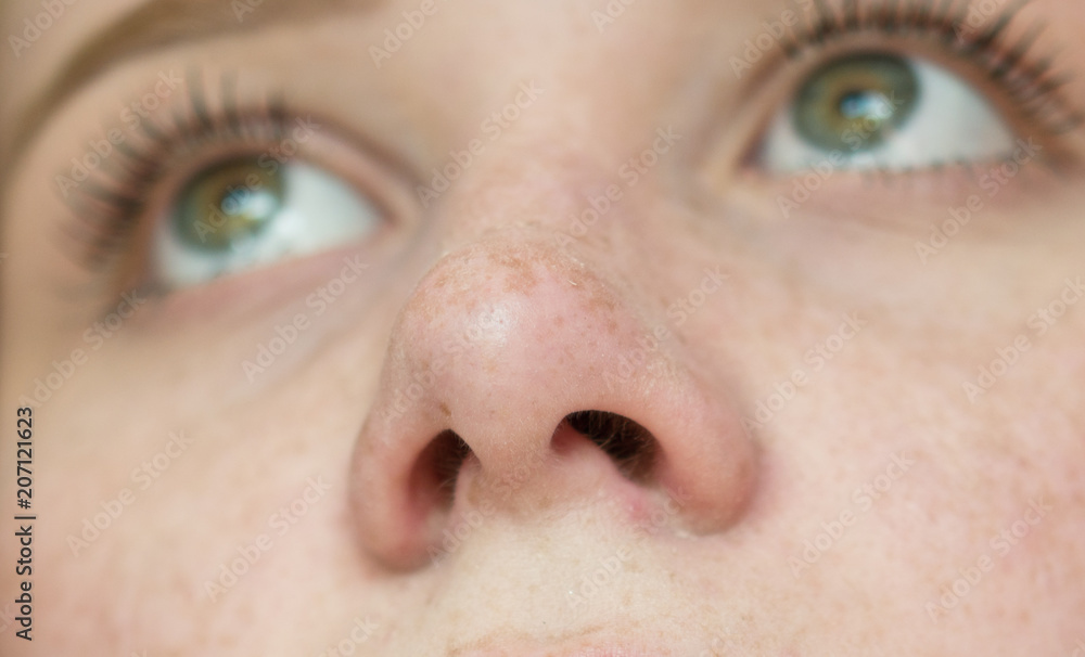 Fototapeta premium Woman nose