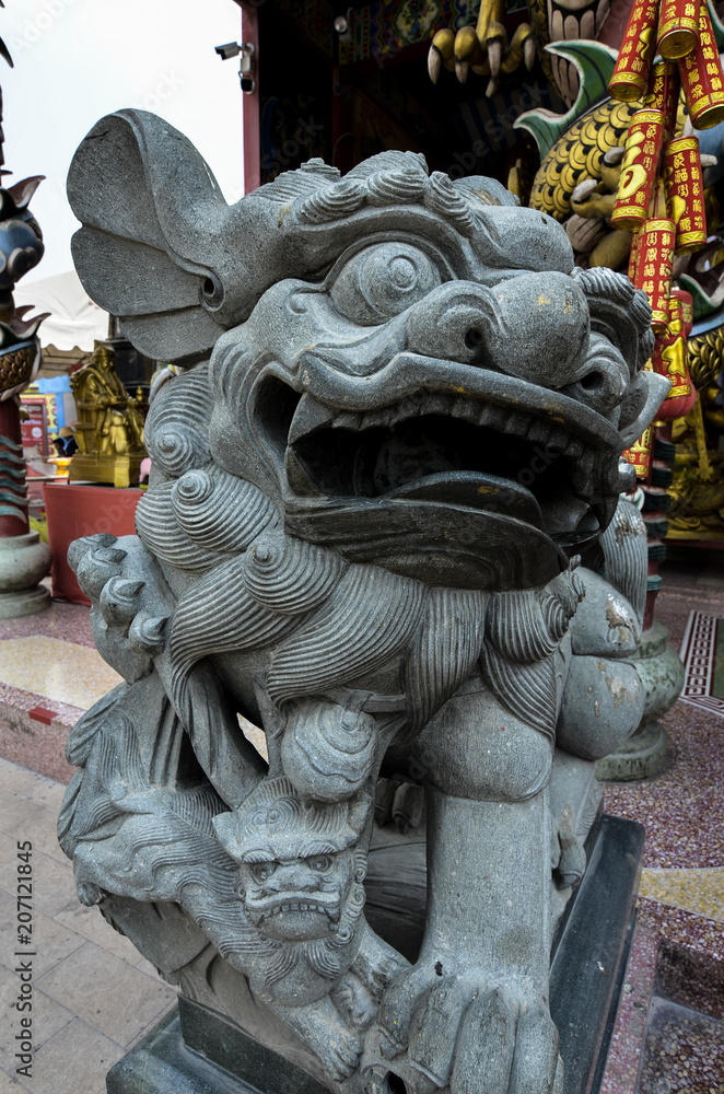 Lion statue in Thailand