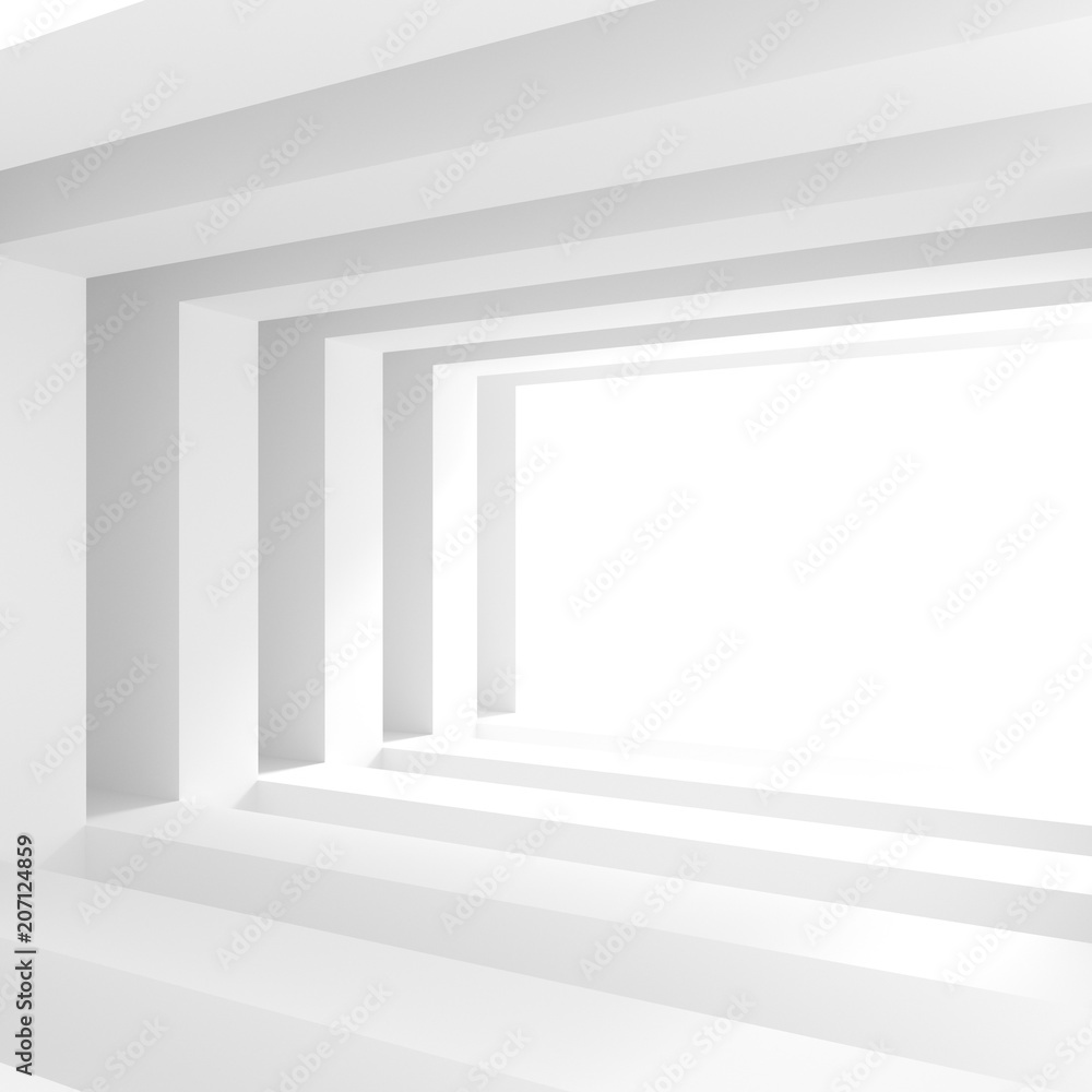 Abstract Interior Background. White Room with Window. Modern Architecture Wallpaper Abstract Interior Background. White Room with Window. Modern Architecture Wallpaper