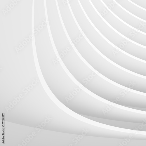 Abstract Architecture Background. White Building Construction