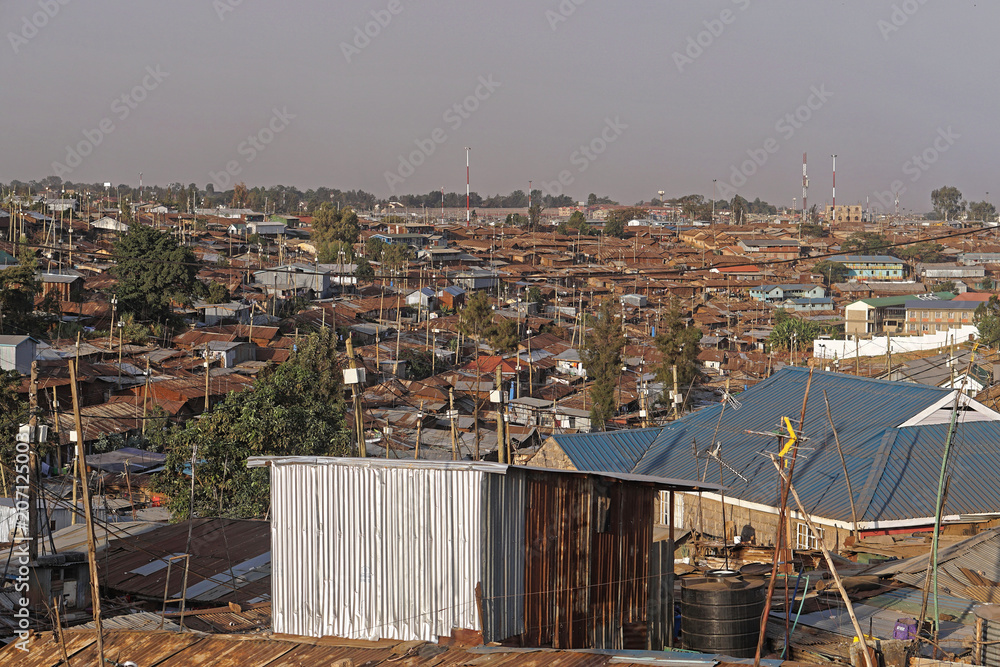 Fototapeta premium Kibera slum Nairobi