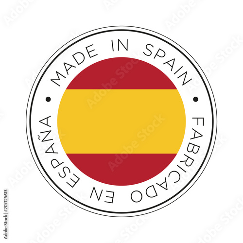 Made in Spain flag icon.