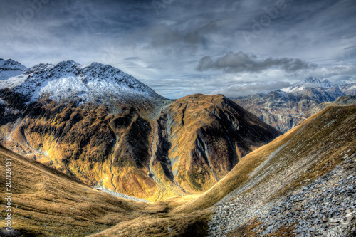 The Alpine region of Switzerland.