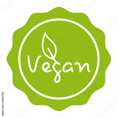 Vegan Button - Vegetarische Ernährung