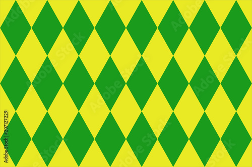 Fondo de rombos verde y amarillo.
