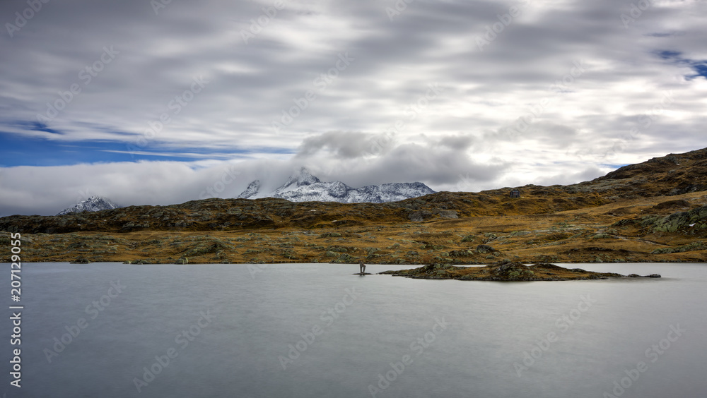 Obraz premium The Alpine region of Switzerland.