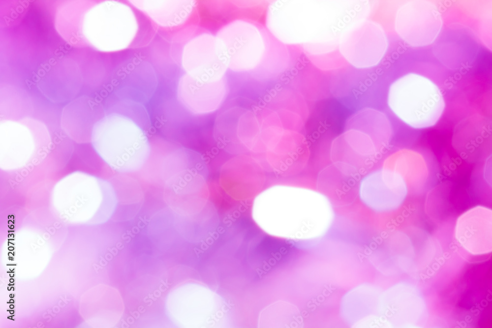 キラキラなボケ背景 白ピンク紫 Stock Photo Adobe Stock