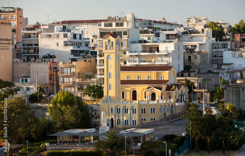 Cityscape of Athens.