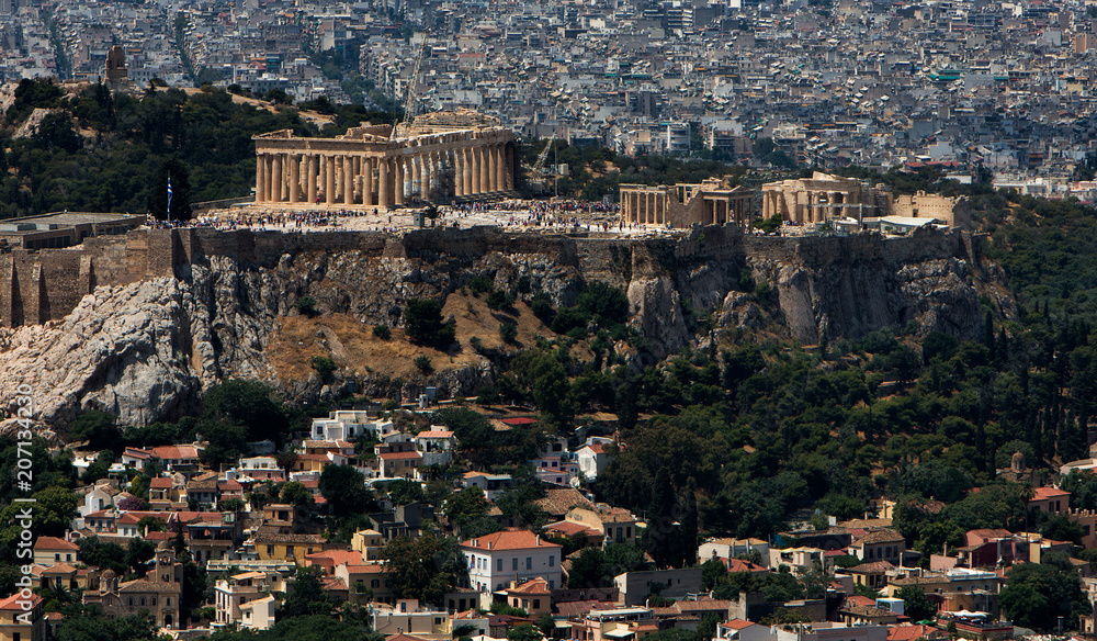 Cityscape of Athens.