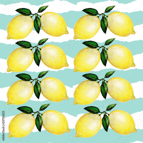 lemon pattern illustration