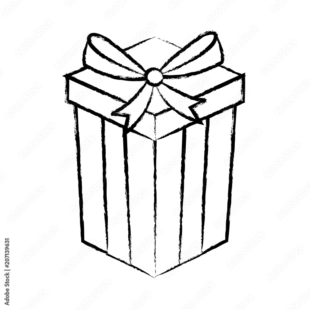 gift box icon over white background, vector illustration gift box icon over white background, vector illustration