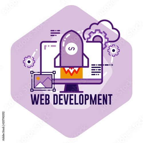 Web Development concept vector Illustration