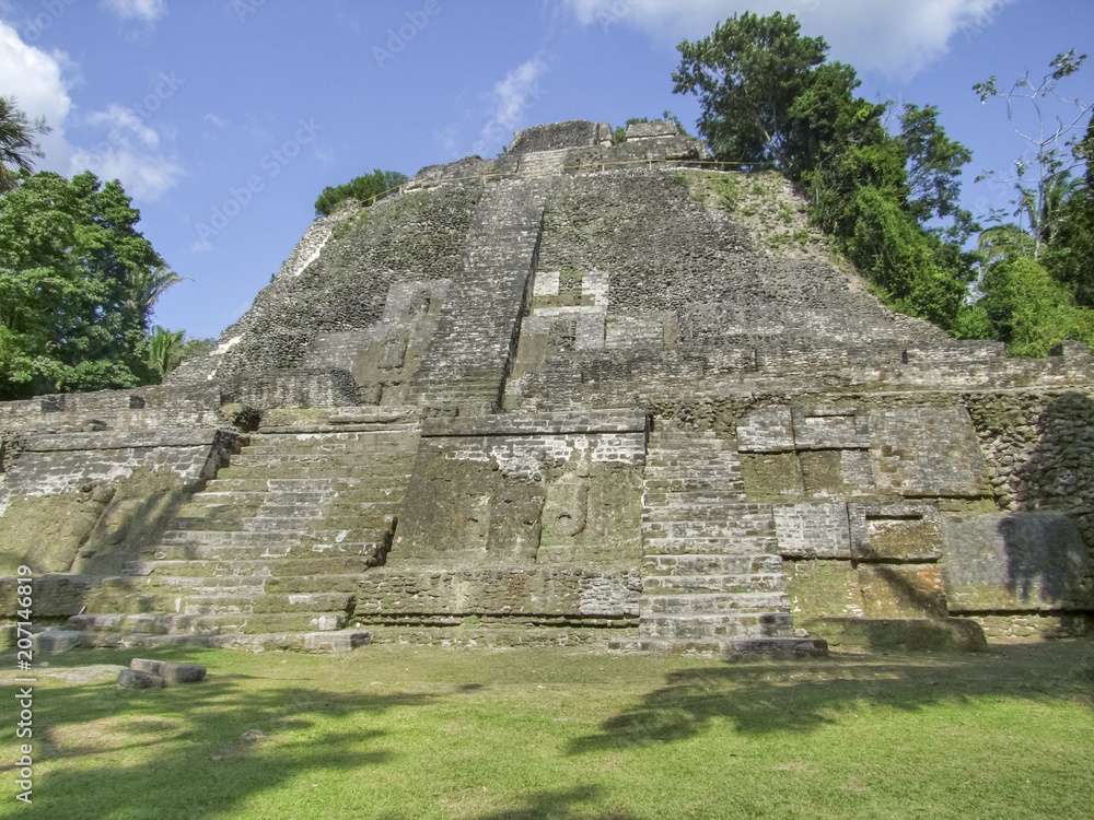 Lamanai Temple in Belize