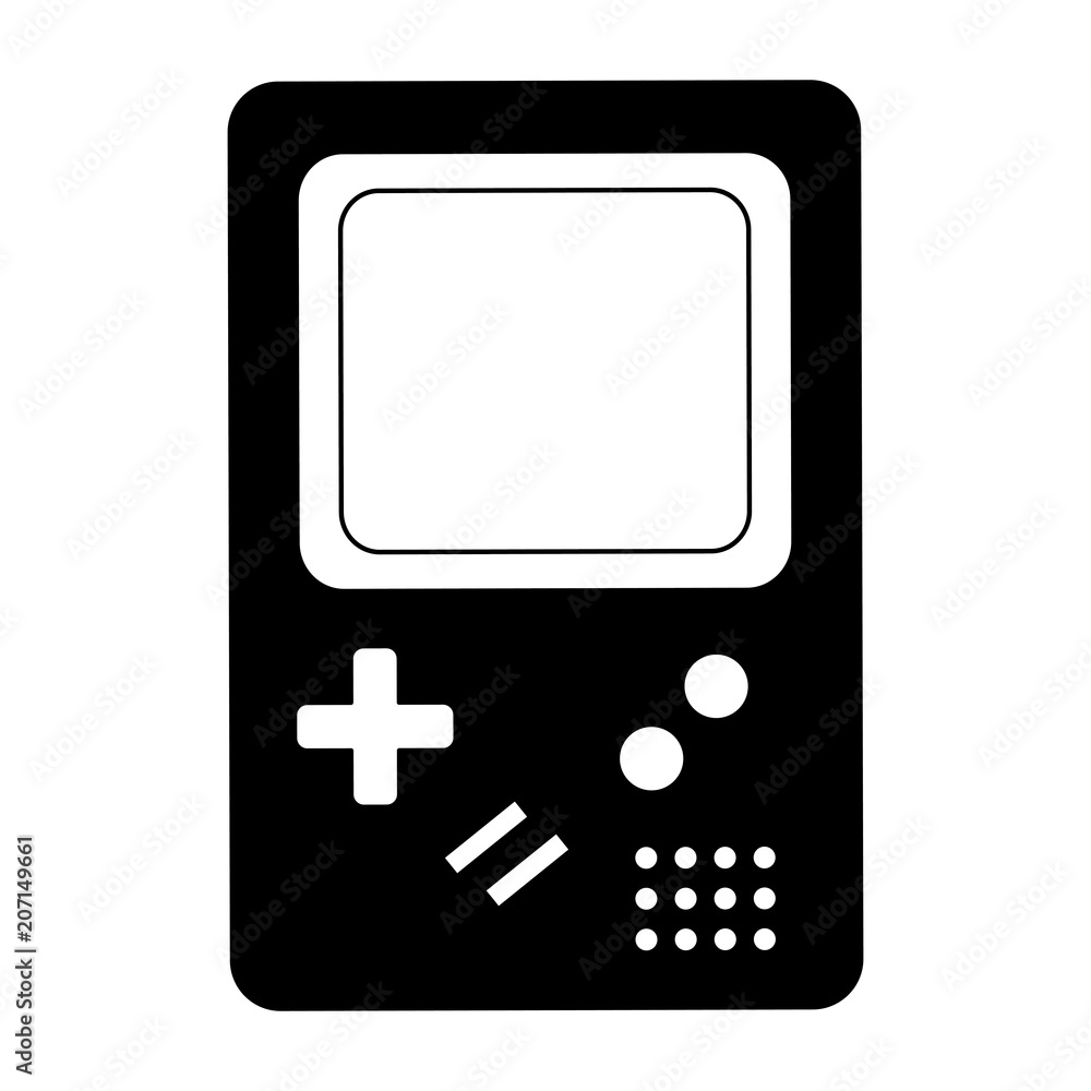 retro game electronic console classical vector illustration retro game electronic console classical vector illustration