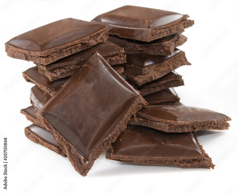 isolated chocolate image on white background isolated chocolate image on white background