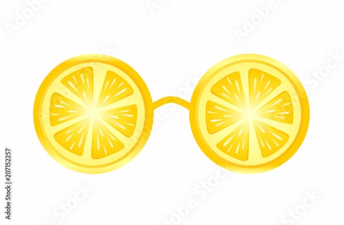 cool lemon glasses
