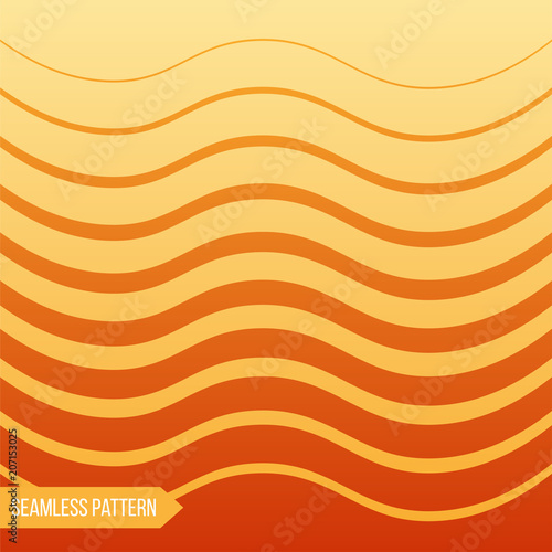 Background of different sized curved lines