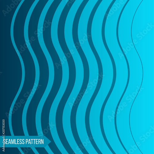 Background of different sized curved lines